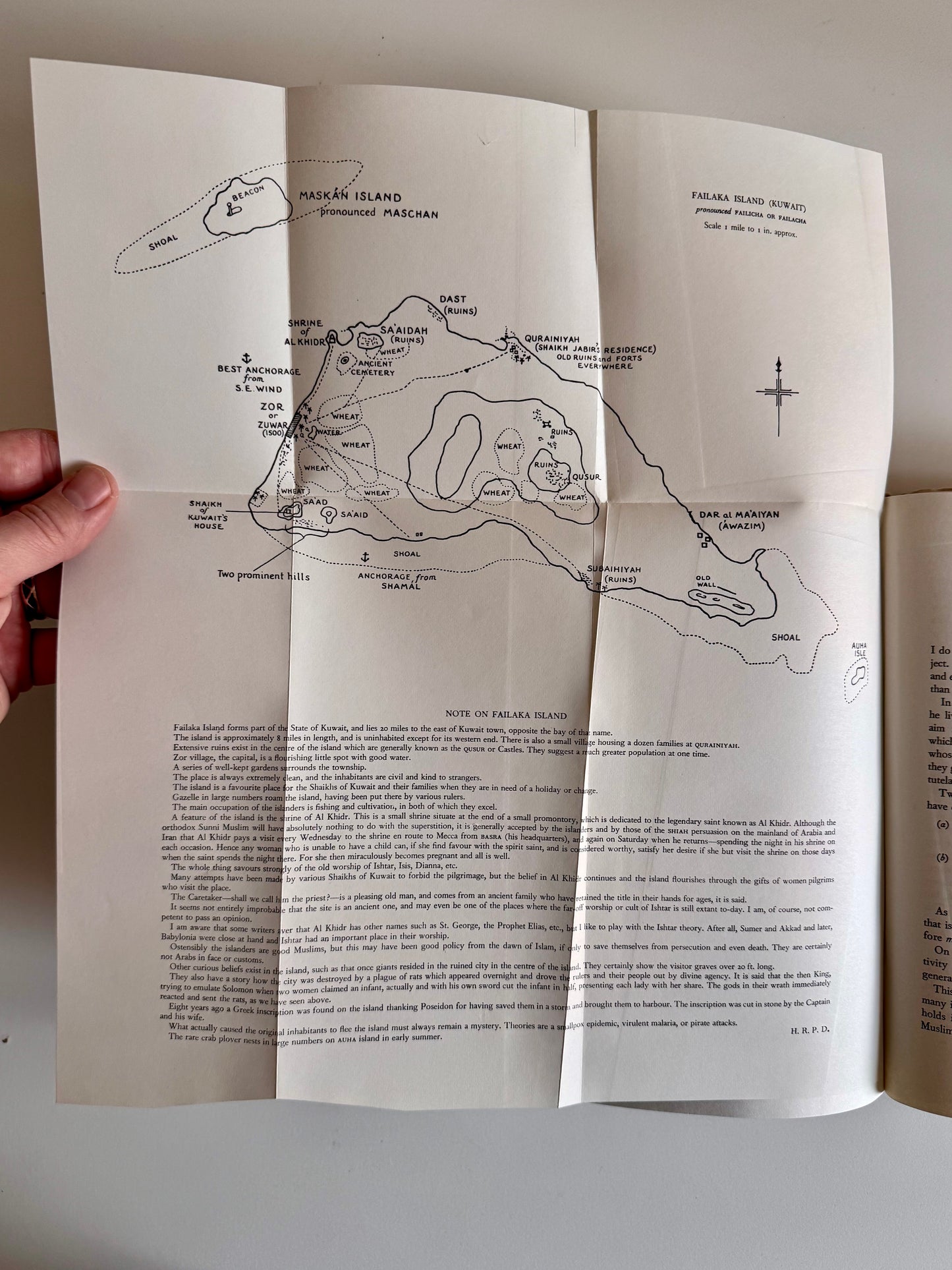 1967 H.R.P. Dickson – The Arab of the Desert – Fourth Impression with Original Dust Jacket & Kuwait Provenance
