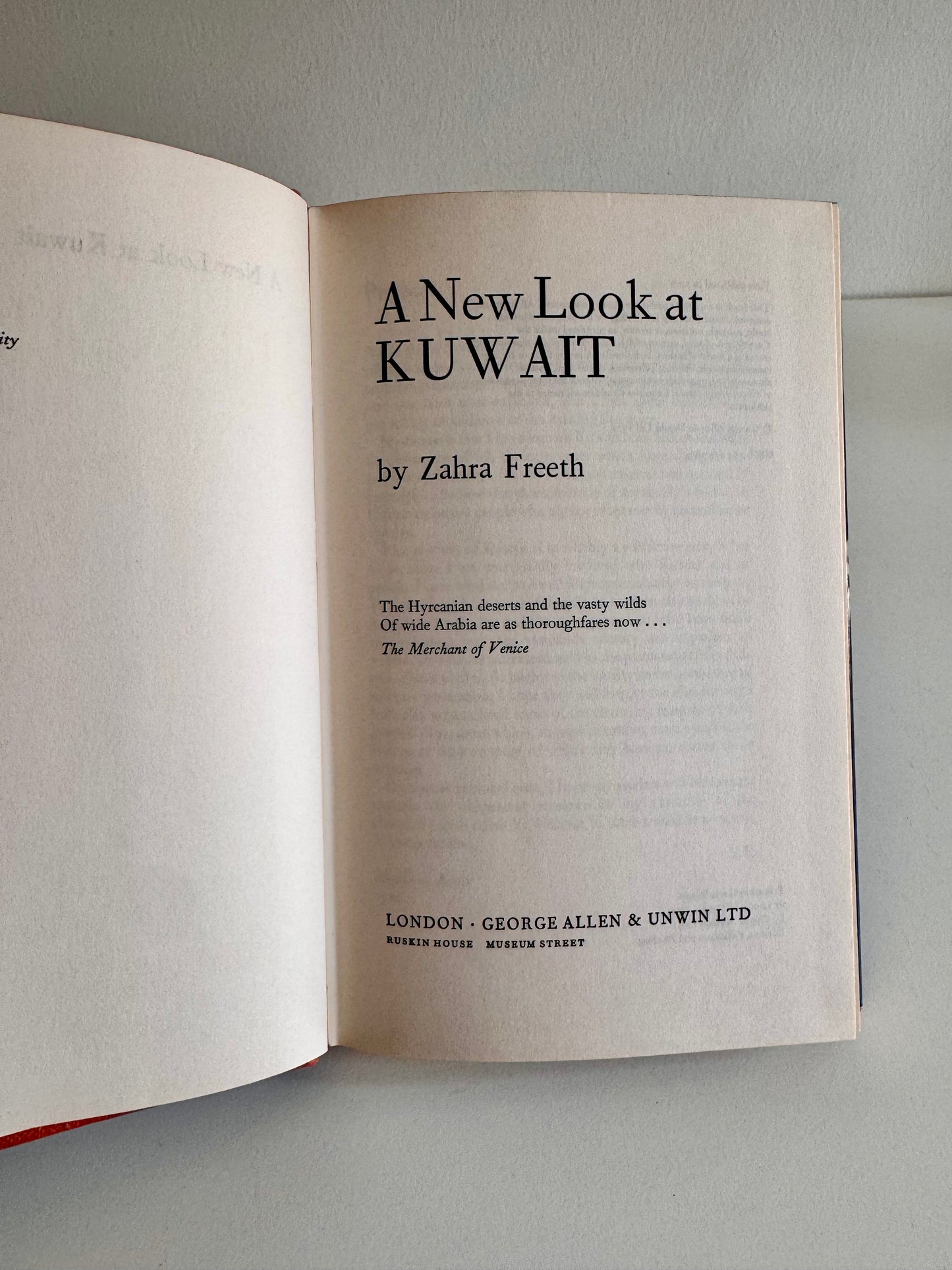 A New Look at Kuwait – Zahra Freeth, 1972 First Edition