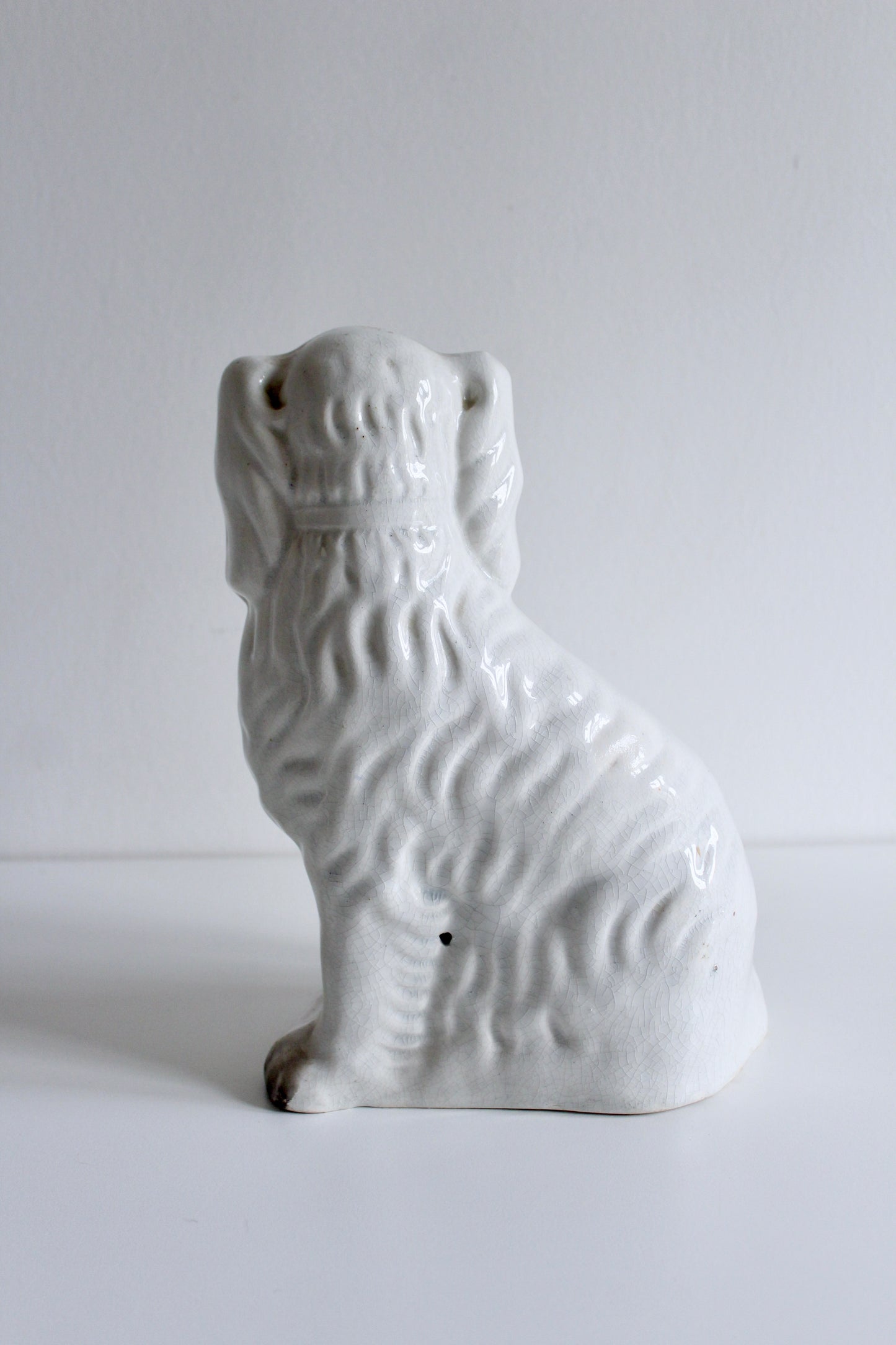 Victorian Staffordshire-style Spaniel Figure, late 19th century (circa 1880–1900)