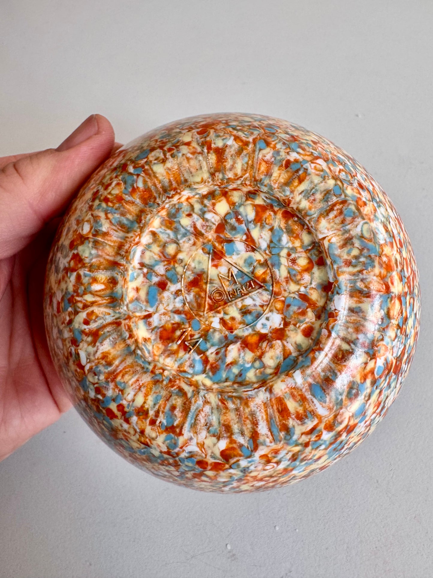Vintage Mid-Century Confetti Melamine Bowls – Set of Two, c. 1950s–60s