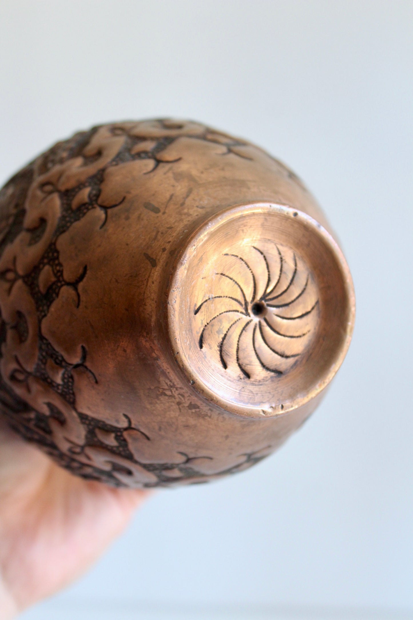 Persian Copper Handmade Vase