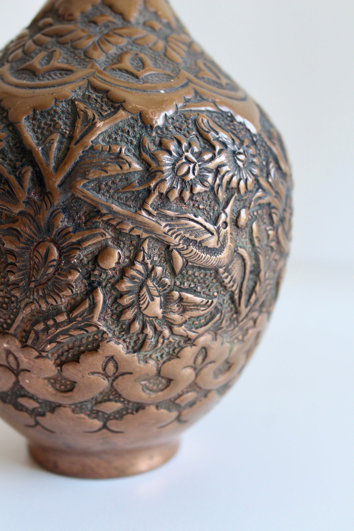 Persian Copper Handmade Vase