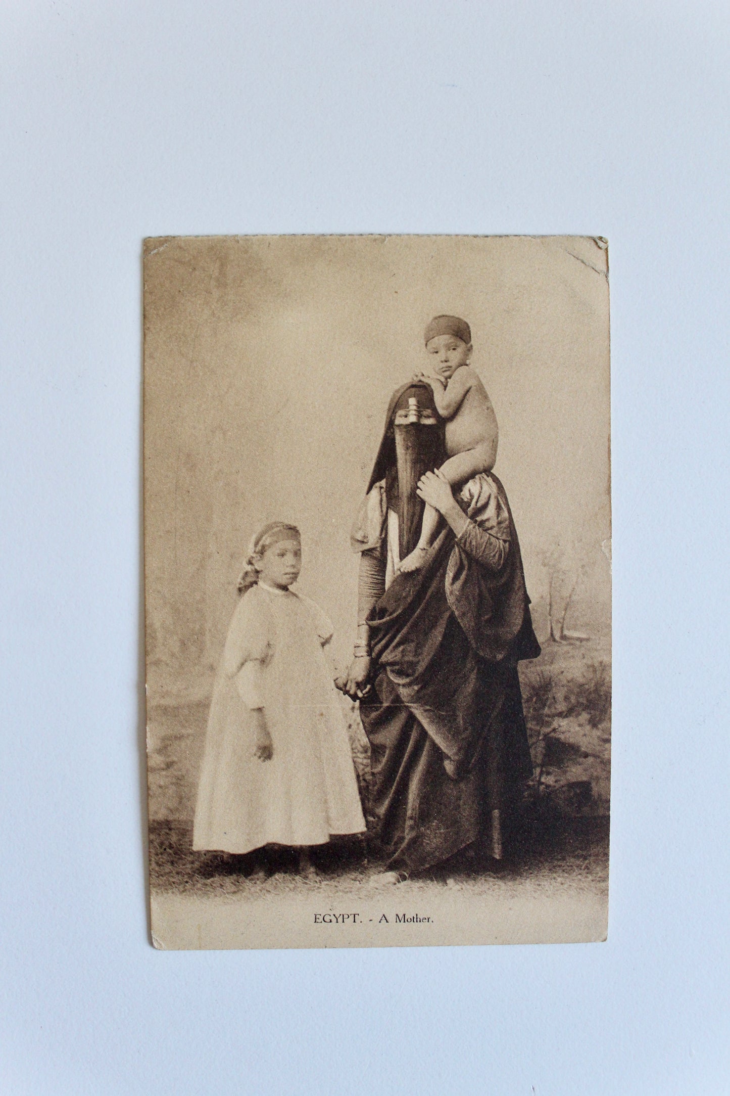 1917 Egyptian Postcard – “A Mother”