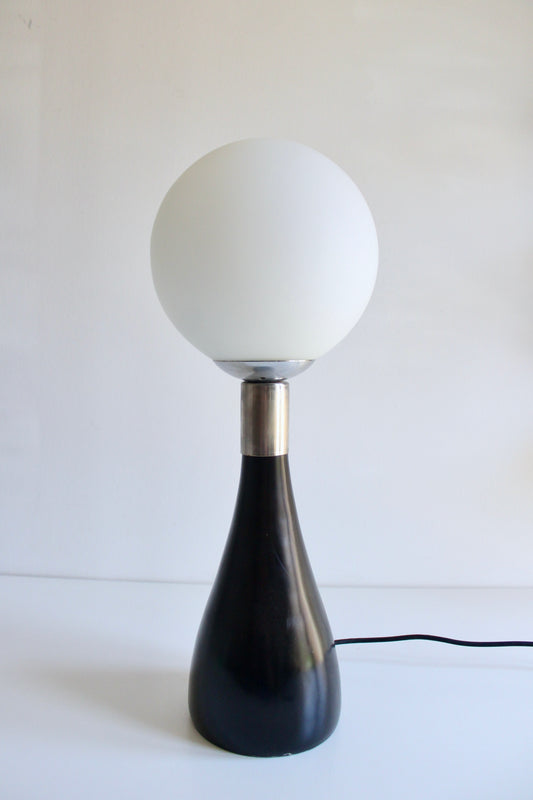 Vintage Space Age Globe Table Lamp