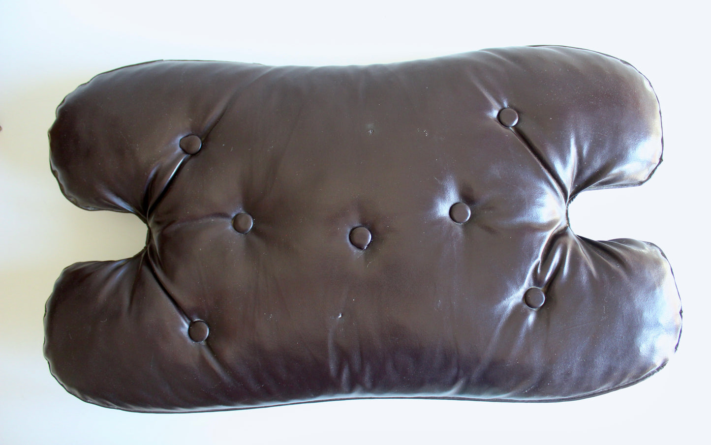 Vintage Handcrafted Pakistani Leather Footstool