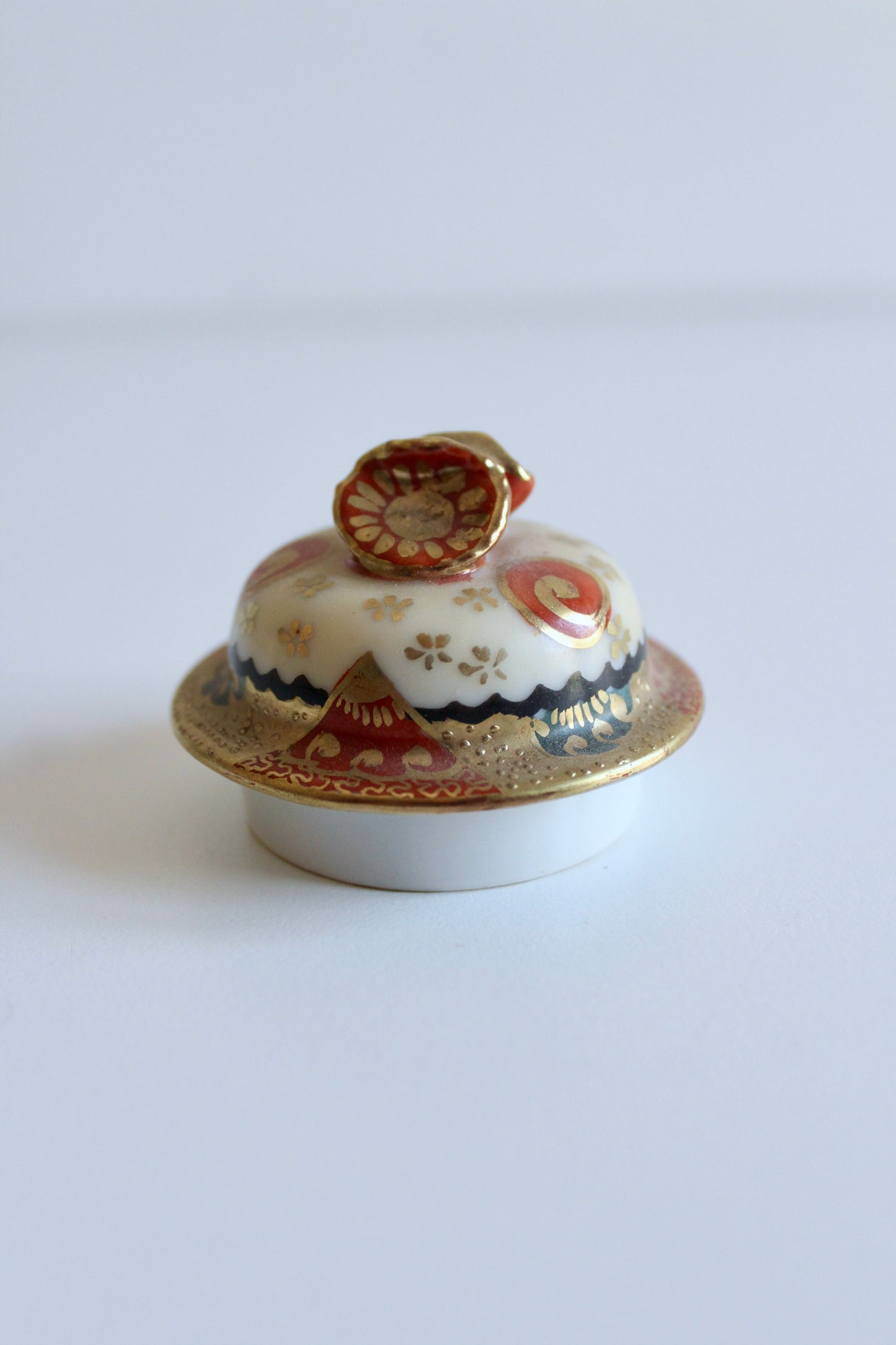 Antique Japanese Satsuma Porcelain Tea Set – Teapot, Sugar Bowl & Teacup, c. 1915–1940