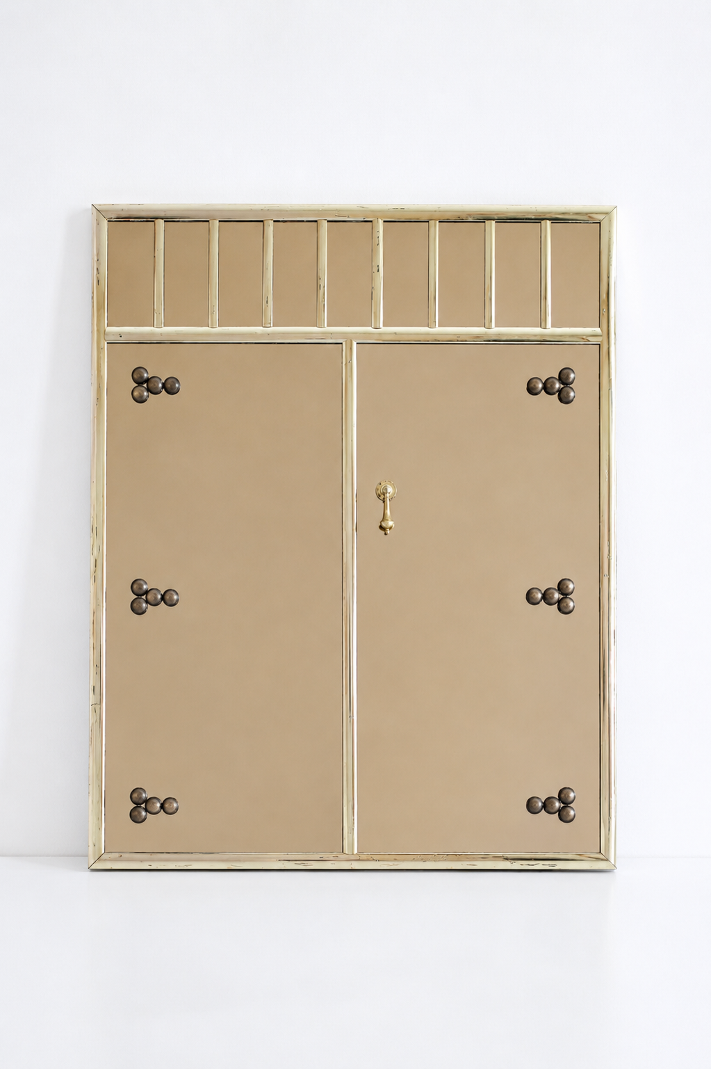 Vintage Kuwaiti Door Inspired Wall Mirror